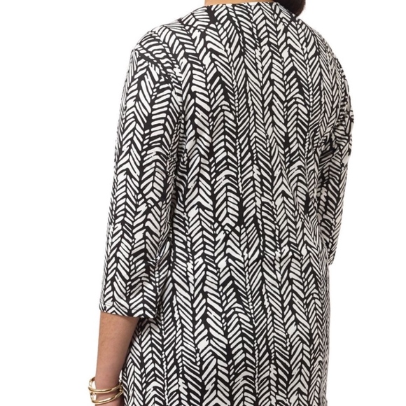IGIGI ERIKA TUNIC SHIRT TOP IN ANTIQUED NOIR - Picture 2 of 2